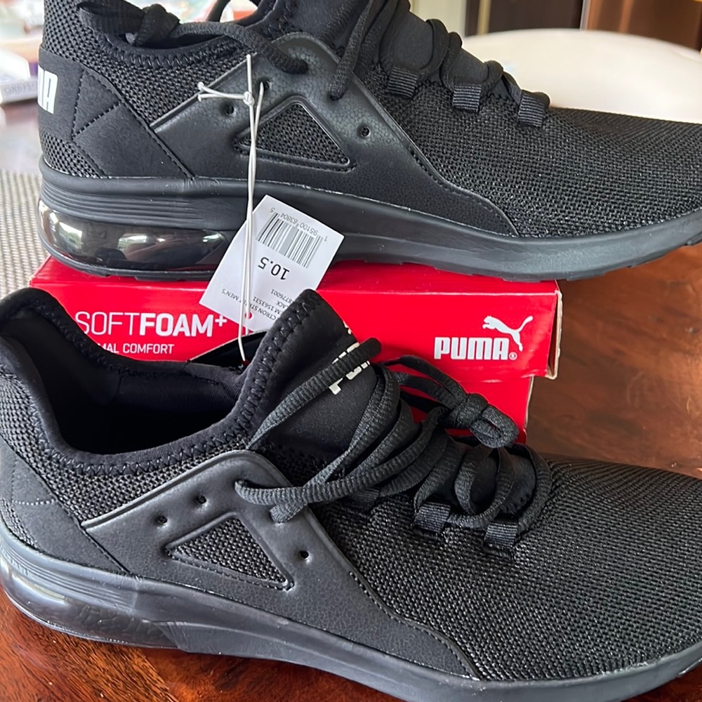 New Puma Electron Street Black Mens Shoes size 10.5